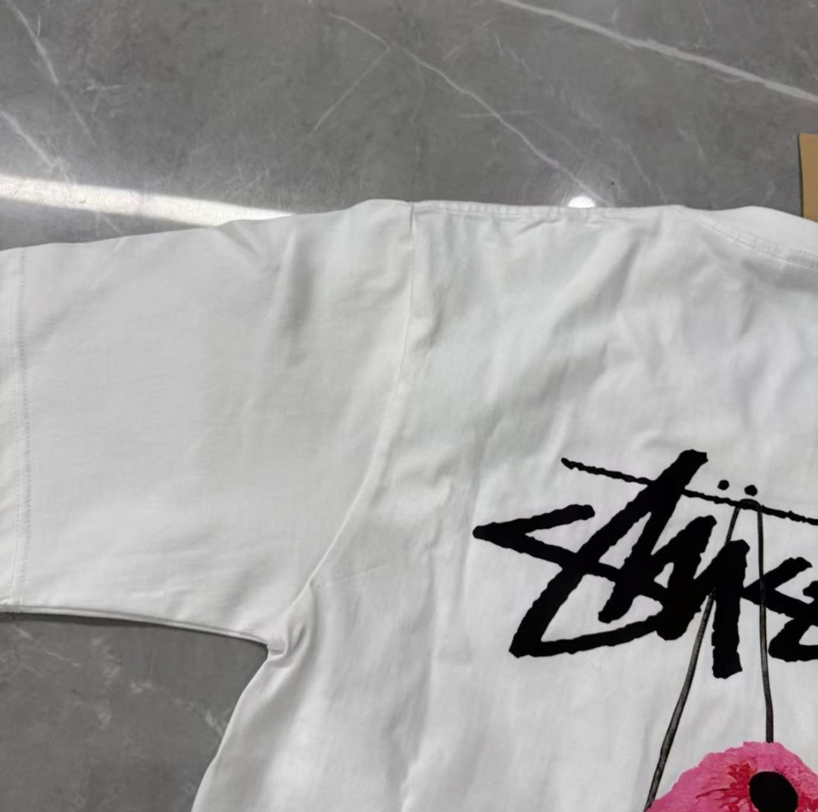Stussy x Pink Dice - Graphic Tee LostFiction Clo
